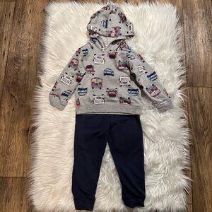 Carter’s Baby Boy Vehicle 2 Piece‎ Matching Set Size 24 Months